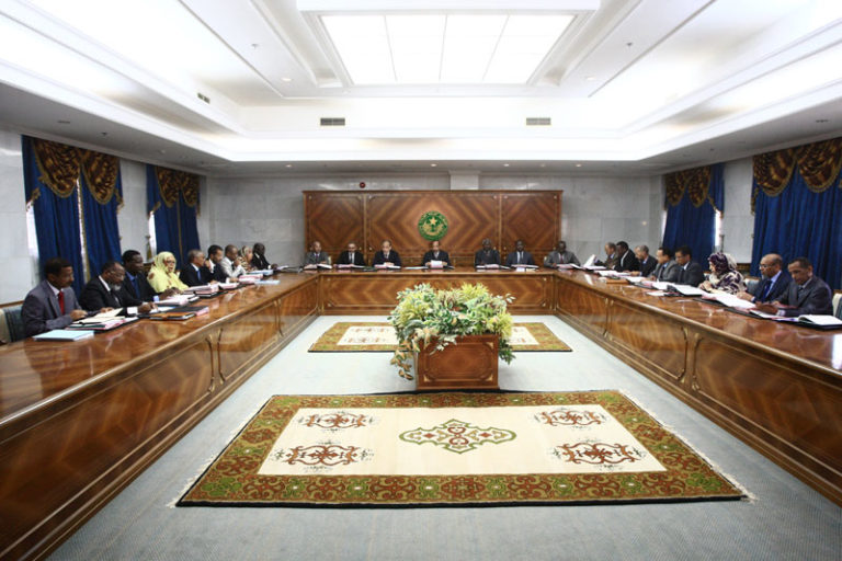 Mauritanie : réunion du conseil des ministres