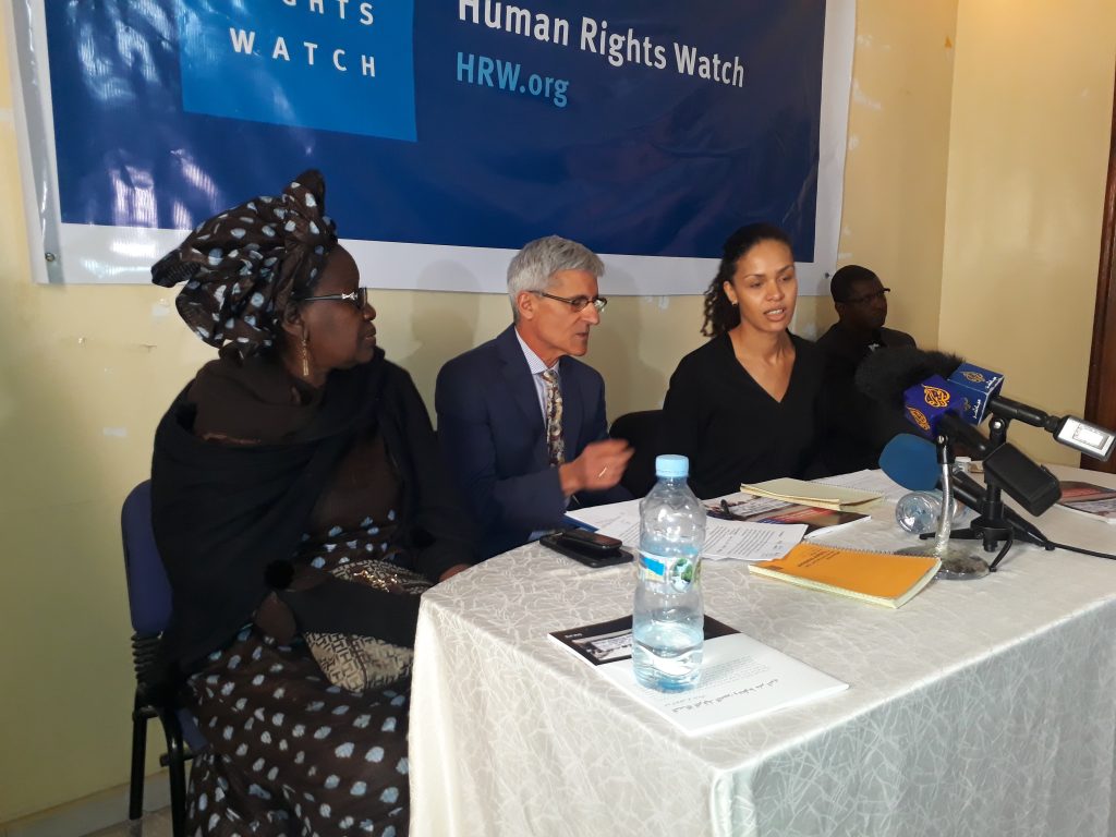 Image conférence de presse HRW - 12 février 2018 à Nouakchott - copyright Amadou Sy/LeReflet.NET
