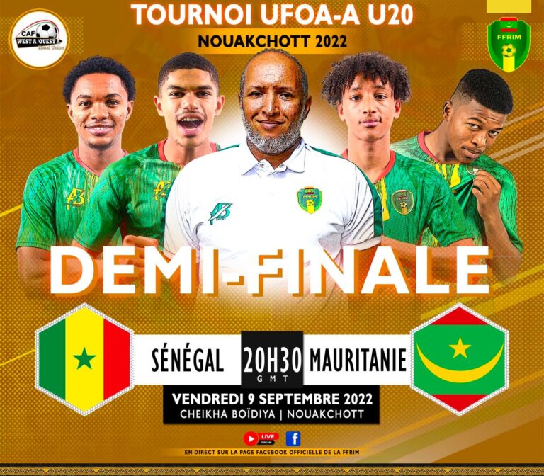 Tournoi UFOA U20 : C’est parti pour les demi-finales au stade cheikha Ould Boidiya