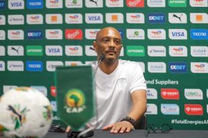 Amir ABDOU en conférence de presse d’avant match Mauritanie Angola 
