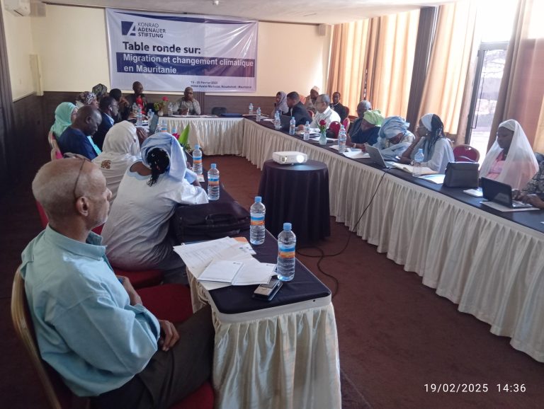 Konrad Adenauer & Mauritanie perspectives : atelier sur la migration et changement climatique en Mauritanie