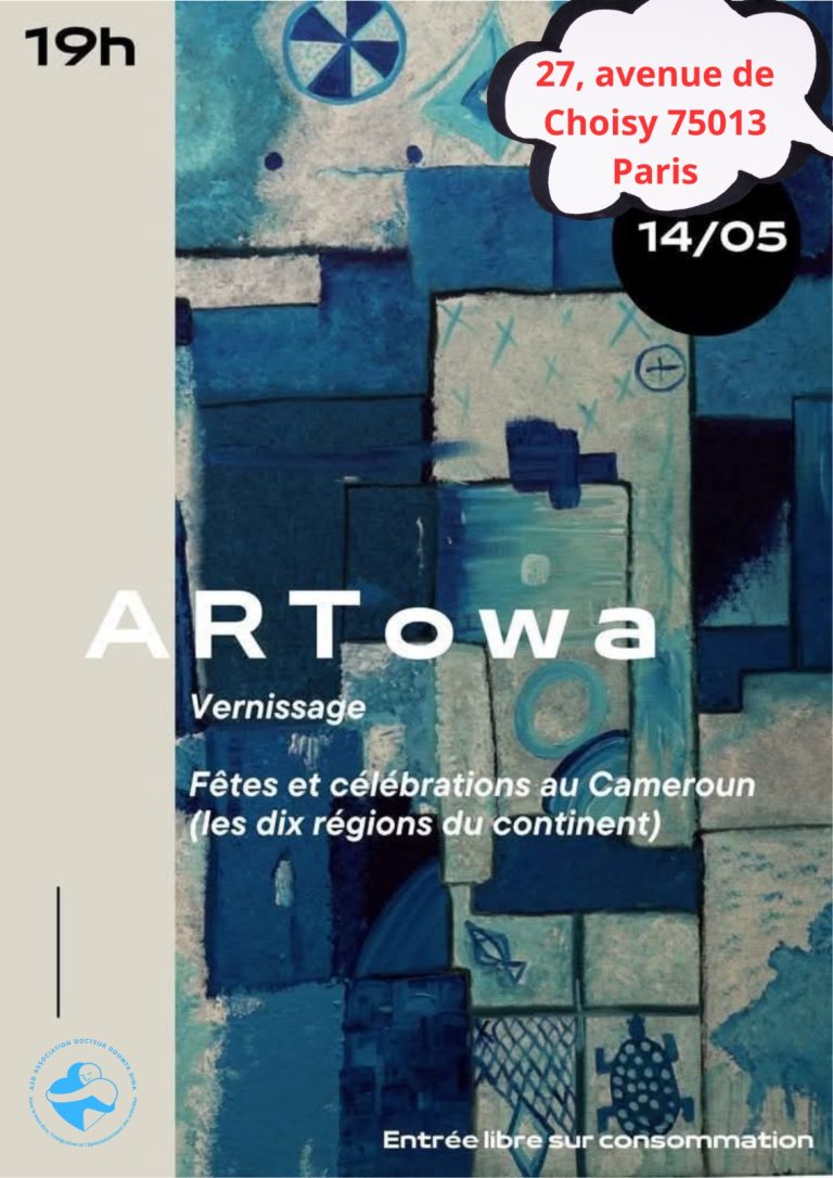 Vernissage de peintures abstraites : L’artiste Artowa expose « Fêtes & célébrations au Cameroun » à Paris ce 14 Mai